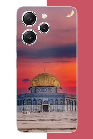 Redmi 12 Uyumlu Kudüs4 Baskılı Silikon Kılıf