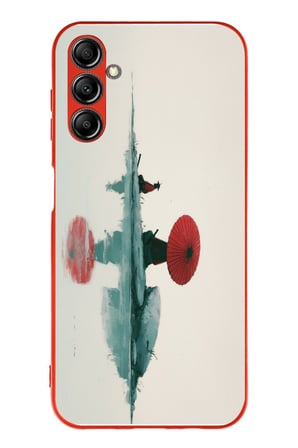 Samsung Galaxy A14 Uyumlu Japon Şemsiyesi Baskılı Silikon Kılıf