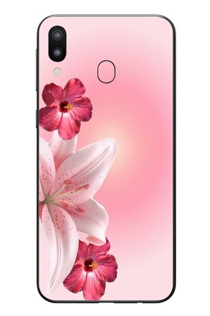 Samsung Galaxy M31 Uyumlu Tematik Çiçek Baskılı Silikon Kılıf