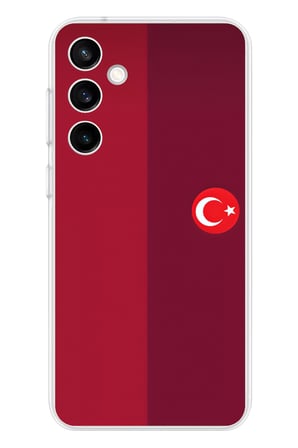 Samsung Galaxy S23 FE Uyumlu Türk Milli Takım Parçalı Forma Baskılı Silikon Kılıf