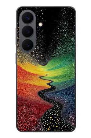 Samsung Galaxy S26 Uyumlu Renkli Yollar Baskılı Silikon Kılıf