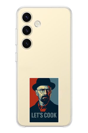 Samsung Galaxy S25 Uyumlu Lets Cook Afiş Baskılı Silikon Kılıf