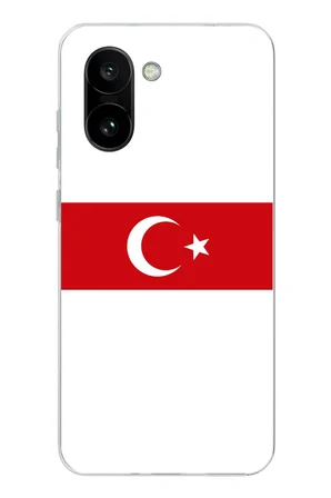 OnePlus 15R Uyumlu Türk Milli Takım Beyaz Forma Baskılı Silikon Kılıf