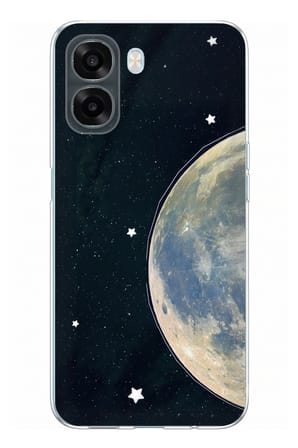 Oppo A6T - A6X Uyumlu Minimalist Galaksi Yıldızlı Gece Baskılı Silikon Kılıf