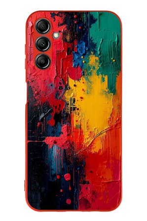 Samsung Galaxy A14 Uyumlu Renklerin Dansı Baskılı Silikon Kılıf