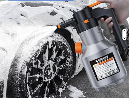 Şarjlı Kendinden pompalı köpük püskürtücü araba yıkama ilaçlama için yüksek basınçlı pompa