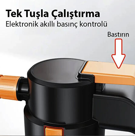 Şarjlı Kendinden pompalı köpük püskürtücü araba yıkama ilaçlama için yüksek basınçlı pompa