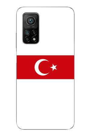 Xiaomi Mi 10T-10T PRO Uyumlu Türk Milli Takım Beyaz Forma Baskılı Silikon Kılıf