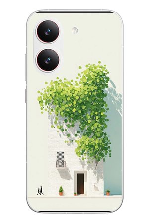 Poco X8 Pro
 Uyumlu Sarmaşıklı Ev Baskılı Silikon Kılıf