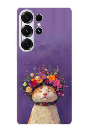 Samsung Galaxy S25 ULTRA Uyumlu Frida Catlo kedi Baskılı Silikon Kılıf