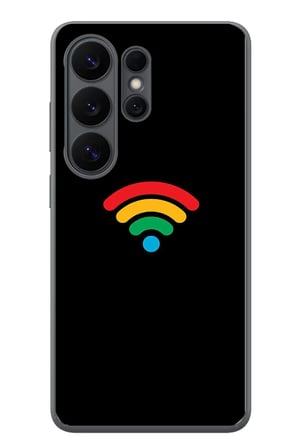 Samsung Galaxy S26 Ultra Uyumlu Wifi Simgesi Baskılı Silikon Kılıf