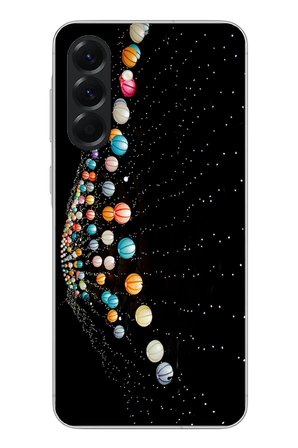 Samsung Galaxy A56 Uyumlu Gezegenlerin Dansı Baskılı Silikon Kılıf