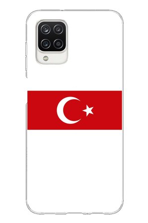 Samsung Galaxy A12-M12 Uyumlu Türk Milli Takım Beyaz Forma Baskılı Silikon Kılıf