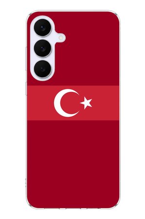 Samsung Galaxy S25 FE Uyumlu Türk Milli Takım Kırmızı Forma Baskılı Silikon Kılıf