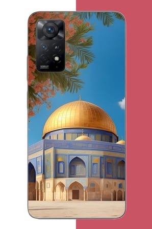 Redmi Note 11E Uyumlu Kudüs3 Baskılı Silikon Kılıf