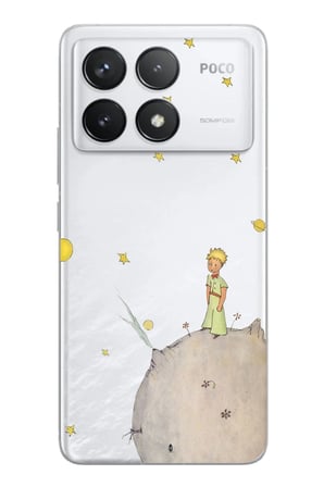 POCO F6 PRO Uyumlu Küçük Prens Tasarımlı Baskılı Silikon Kılıf