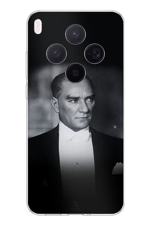 Vivo X300 Uyumlu Zarafet ve Asalet: Atatürk Smokinli Baskılı Silikon Kılıf