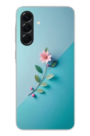 Samsung Galaxy A56 Uyumlu Çiçeğin Pembesi Baskılı Silikon Kılıf