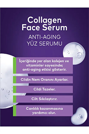 Kolajen Yüz Serumu 30 ml