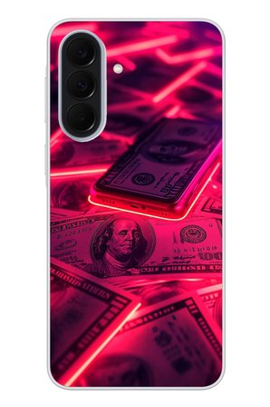 Samsung Galaxy A37 Uyumlu Kızıl Dolarlar Baskılı Silikon Kılıf