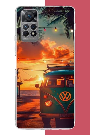 Redmi Note 12 PRO 4G Uyumlu vw güneş batımı.jpeg Baskılı Silikon Kılıf