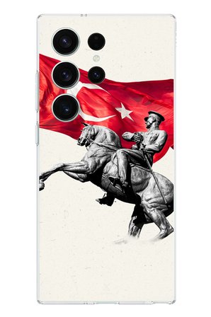 Samsung Galaxy S26 Ultra Uyumlu Onur Anıtı Detaylı Atatürk Baskılı Silikon Kılıf