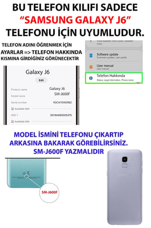 Samsung Galaxy J6 Uyumlu Türk Milli Takım Parçalı Forma Baskılı Silikon Kılıf