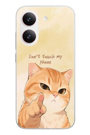 Poco X8 Pro
 Uyumlu Dont Touch My Phone Baskılı Silikon Kılıf