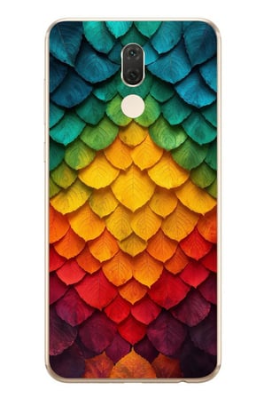 Huawei Mate 10 Lite Uyumlu Efsun Renk Demeti Baskılı Silikon Kılıf