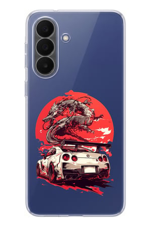 Samsung Galaxy A27 Uyumlu GTR Ejderha Tasarımlı Baskılı Silikon Kılıf