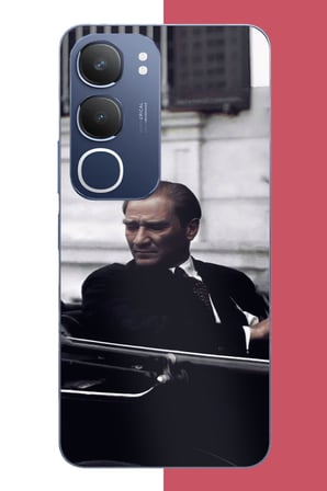 Vivo Y19s Uyumlu atatürk makam arabasında Baskılı Silikon Kılıf