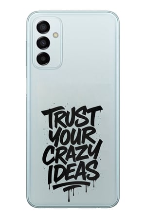 Samsung Galaxy M14 Uyumlu Crazy Trust Baskılı Silikon Kılıf