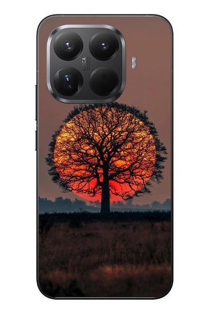 Xiaomi Mi 15T Pro Uyumlu Güneşe Denk Gelen Ağaç Baskılı Silikon Kılıf