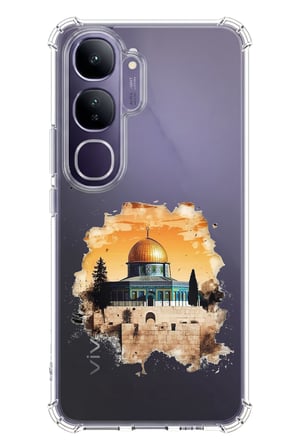 Vivo V40 Lite Uyumlu Mescid-i Aksa Tasarımlı Baskılı Silikon Kılıf