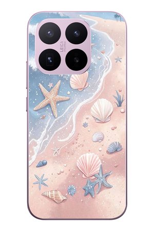Xiaomi 17T
 Uyumlu Deniz Yıldızı Kumsalı Baskılı Silikon Kılıf