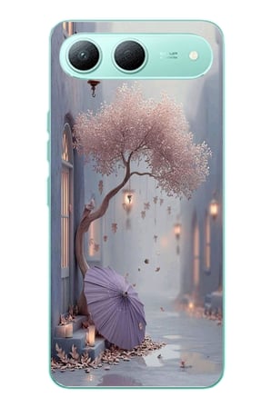 Tecno Spark 40 5G Uyumlu Mor Lamba Altı Baskılı Silikon Kılıf