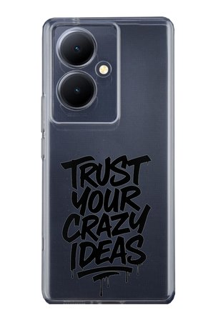 Vivo V29 Lite 5G Uyumlu Crazy Trust Baskılı Silikon Kılıf
