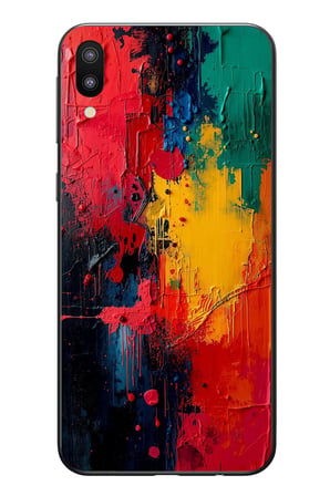Samsung Galaxy M20 Uyumlu Renklerin Dansı Baskılı Silikon Kılıf