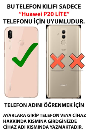 Huawei P20 Lite Uyumlu Türk Milli Takım Desenli Forma Baskılı Silikon Kılıf