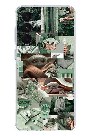 Samsung Galaxy S26+ PLUS Uyumlu Yoda Kolaj Baskılı Silikon Kılıf