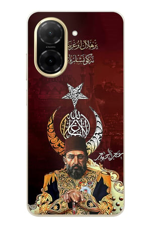 Redmi A5 Uyumlu Abdülhamid Han Baskılı Silikon Kılıf