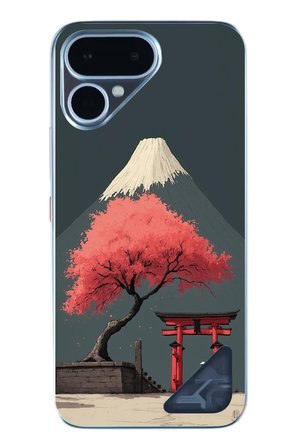 Tecno Pova Curve 2 Uyumlu Fuji Dağı Baskılı Silikon Kılıf
