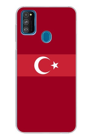 Samsung Galaxy M30S/M21 Uyumlu Türk Milli Takım Kırmızı Forma Baskılı Silikon Kılıf