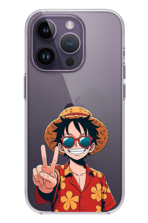 iPhone 14 PRO MAX Uyumlu Monkey D. Luffy Tasarımlı Baskılı Silikon Kılıf