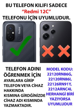 Redmi 12C Uyumlu Renkli Çiçek Bahçesi Baskılı Silikon Kılıf
