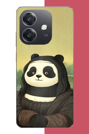 OPPO A3 Uyumlu kawaii monapanda Baskılı Silikon Kılıf