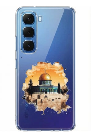 Infinix Hot 60 - Hot 60i Uyumlu Mescid-i Aksa Tasarımlı Baskılı Silikon Kılıf