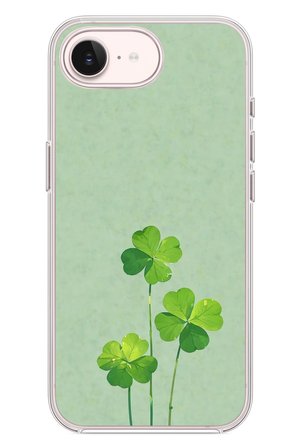 İphone 17e Uyumlu Üçlü Yonca Baskılı Silikon Kılıf