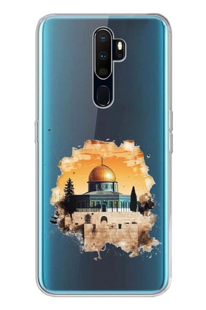 Oppo A5/A9 2020  Uyumlu Mescid-i Aksa Tasarımlı Baskılı Silikon Kılıf
