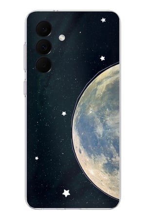 Samsung Galaxy A37 Uyumlu Minimalist Galaksi Yıldızlı Gece Baskılı Silikon Kılıf